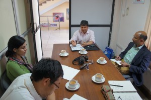 June 11 meeting with Mr. Ramesh from NSET